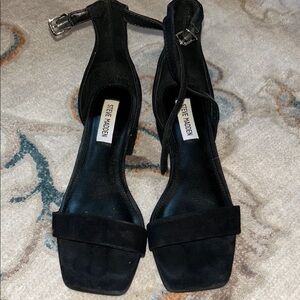 Steve Madden Black Suede Heels size 6.5